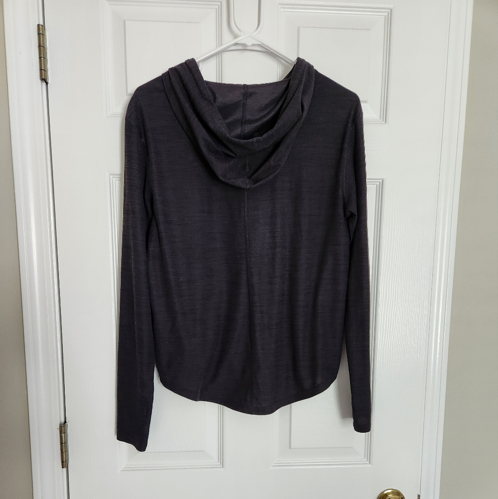 Breathe on Slub knit pullover hoodie - Picture 3 of 6